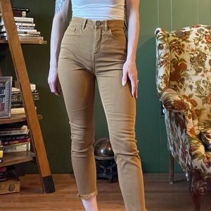 LOFT high waist skinny crop